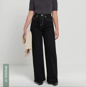 Frank & Oak | Nina Wide Leg Long - Black